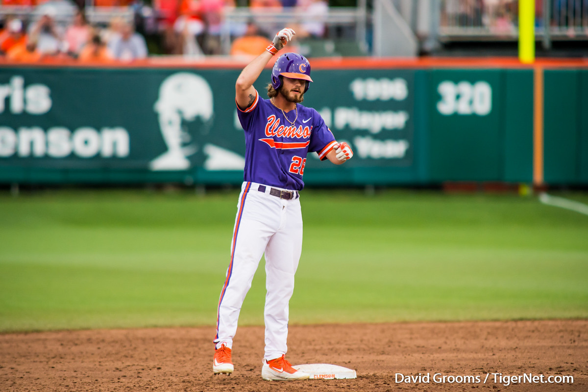 Reed Rohlman playing baseball