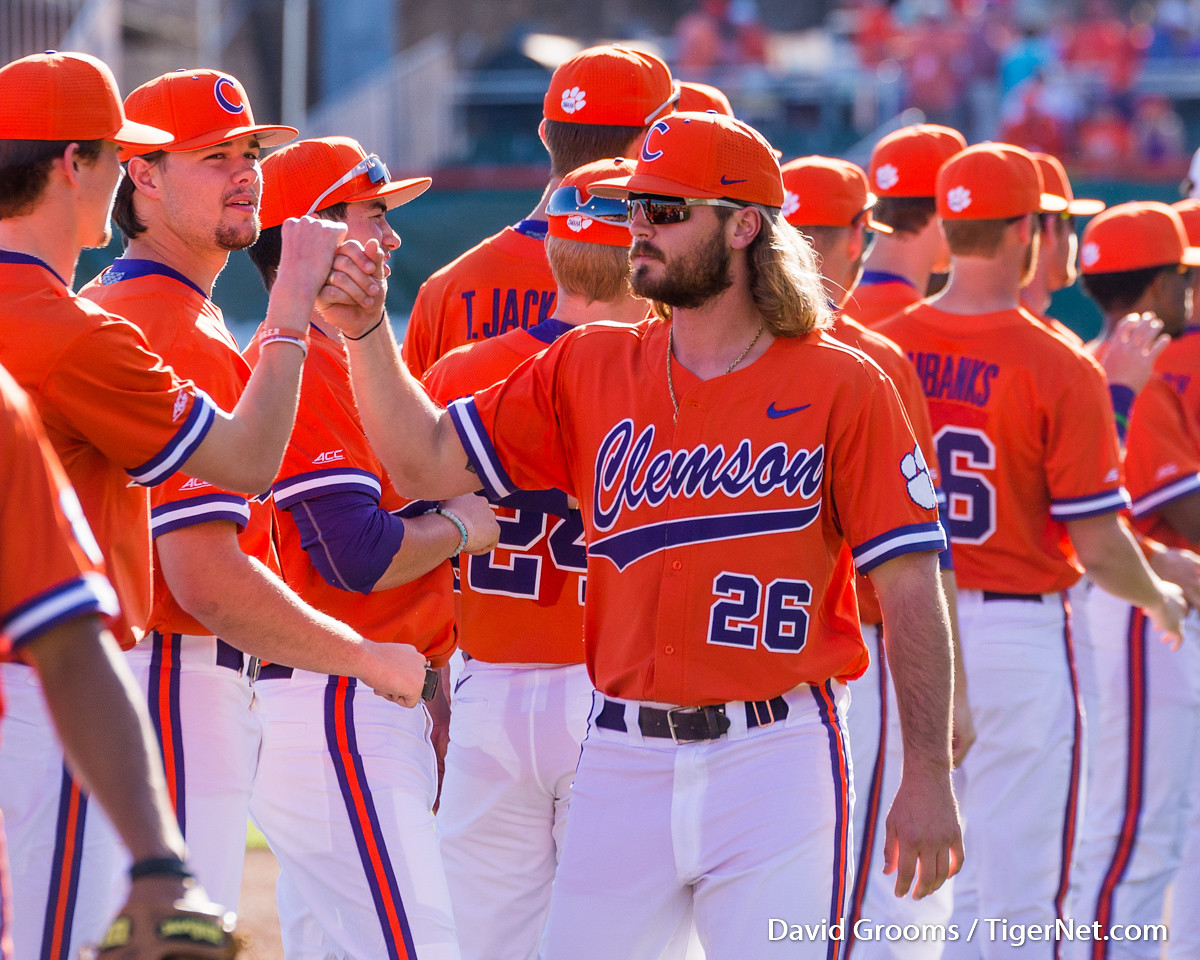 Reed Rohlman playing baseball